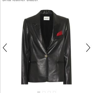 KHAITE Brita leather blazer